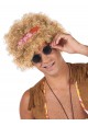 Afro blonde hippie