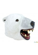 masque ours polaire integral en latex