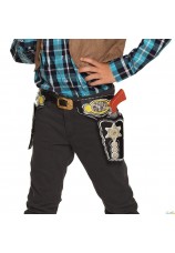 gaine de revolvers cowboy double enfant 