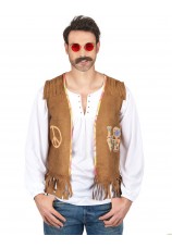 gilet hippie homme